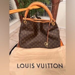 Louis Vuitton Monogram Brown and Tan Shoulder Bag